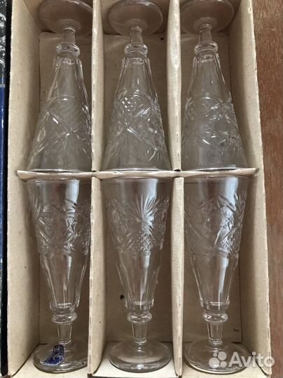 Хрустальные рюмки