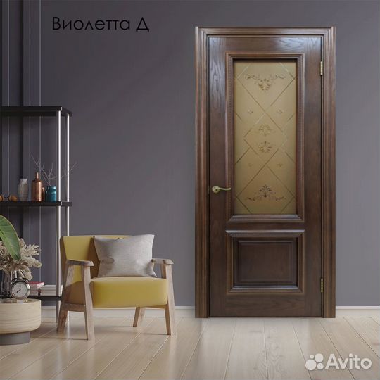 Двери межкомнатные шпон дуба