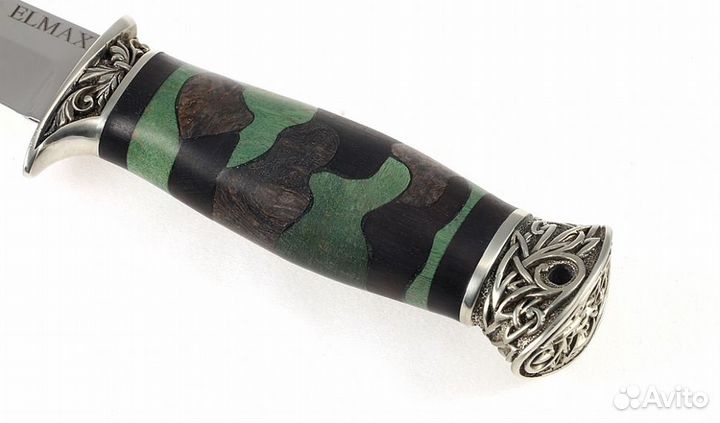 Нож Лидер-2 сталь Elmax рукоять карельская береза