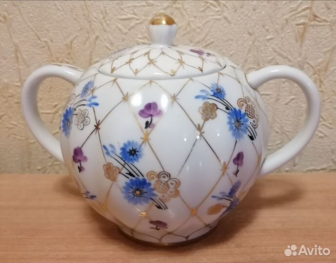 Антикварная сахарница лфз