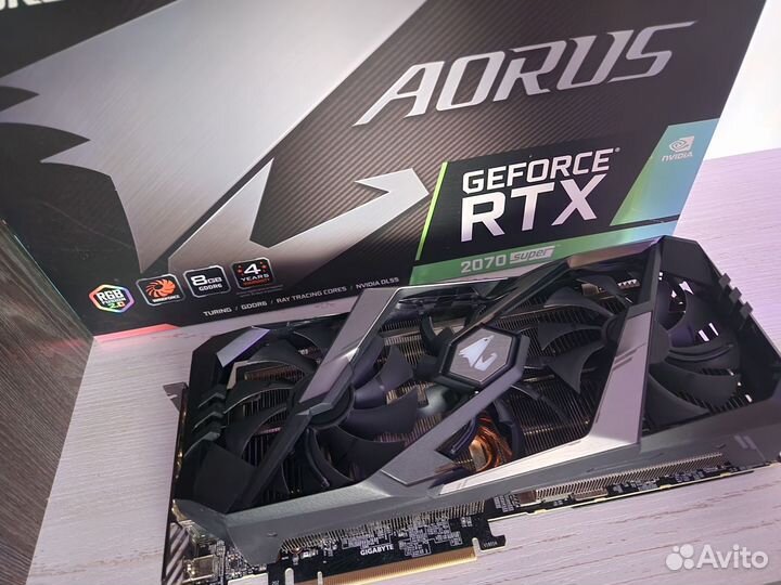 Видеокарта RTX 2070 Super aorus