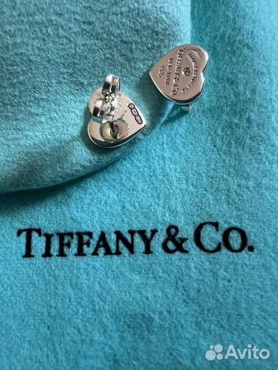 Сережки Tiffany & Co, новые, оригинал