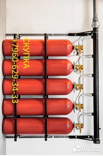 Хладоновые баллоны пожаротушения скп