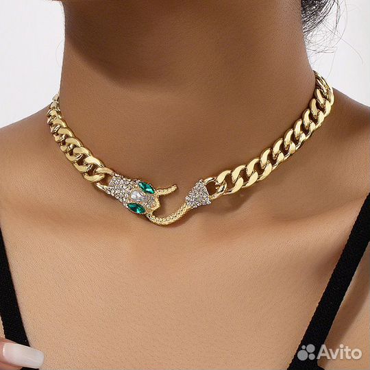 Колье чокер цепочка