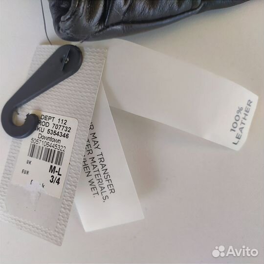 Перчатки женские River island кожаные новые