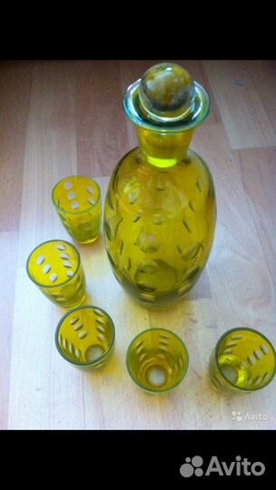 Ваза цветное стекло