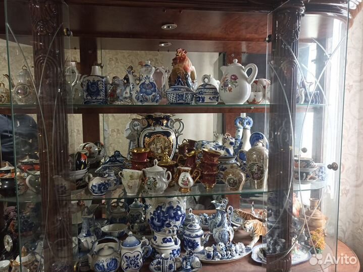 Фарфоровая посуда гжель