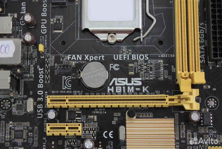 Материнская плата 1150 asus H81M-K