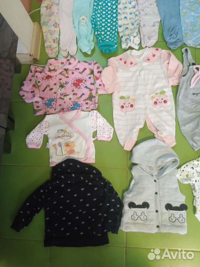 Детские вещи с рождения