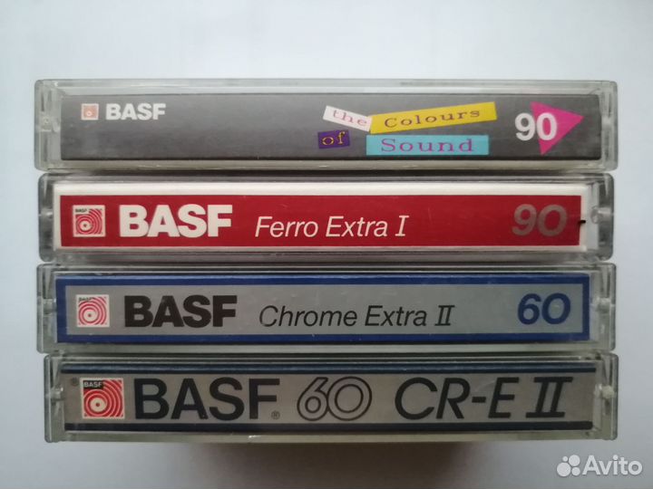 Аудиокассета Basf набор (4 штуки)