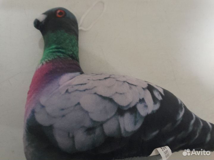 Голубь игрушка мягкая