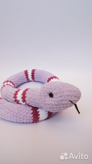 Мягкая игрушка ручной работы «Змейка»