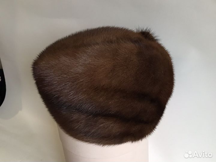 Шапка норковая женская 56