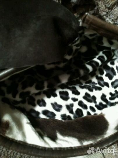 Шапка из натуральной замши