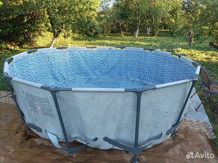 Бассейн bestway каркасный 366х100 с насосом