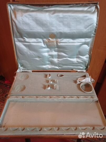 Коробка под чайный набор Овчинников 19 век