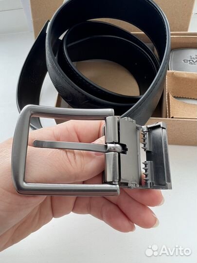 Ремень мужской Coach натуральная кожа