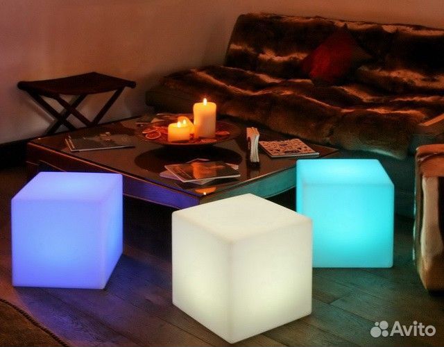 Светодиодные кубы беспроводные аккумуляторные IP68