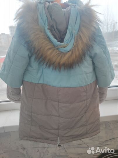 Комплект -зимняя куртка с утеплёнными штанами