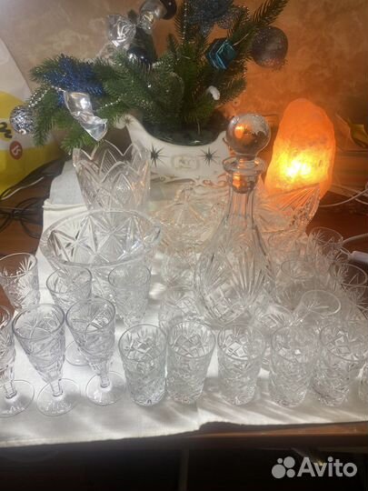 Хрустальная посуда(новая)
