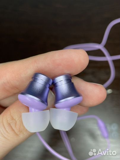 Наушники Xiaomi фиолетовые проводные