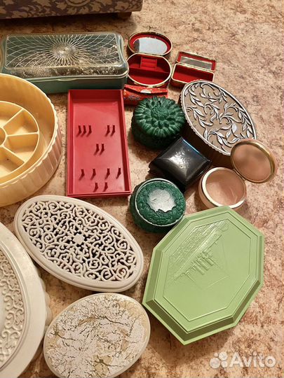 Шкатулки 10 шт винтаж СССР