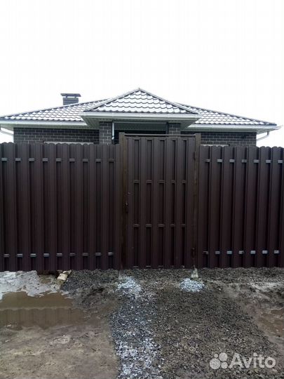 Забор 25 м из штакетника 