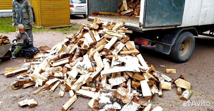 Дрова Осина подготовленные с доставкой любого объе