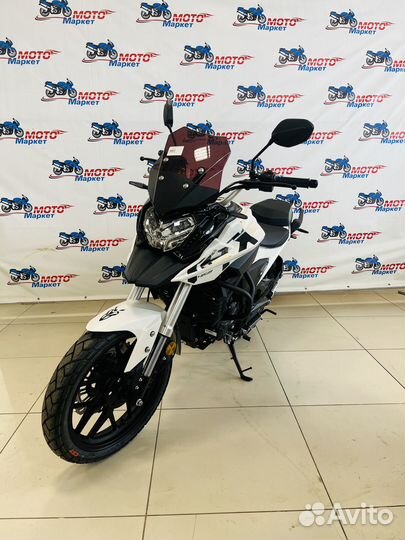 Мотоцикл lifan KPT 200 белый