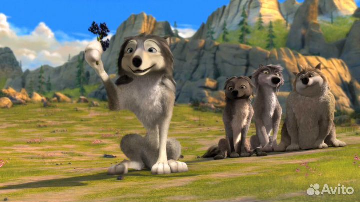 Альфа и Омега клыкастая братва Blu-Ray 3D