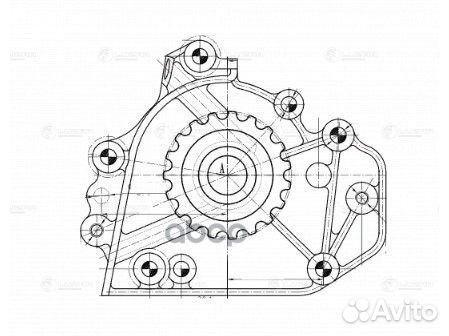 Насос водяной (помпа) honda CR-V 96-02 dohc шки