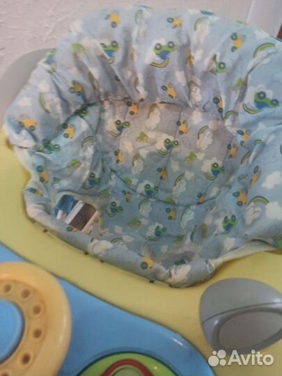 Ходунки Capella BG-0710, цвет жёлтый/голубой