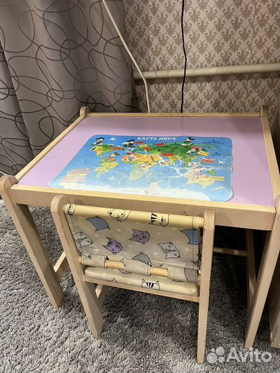 Стол и стул для девочки
