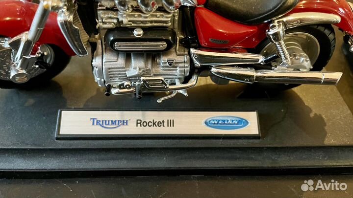 Модель мотоцикла Triumph Rocket III 1:18