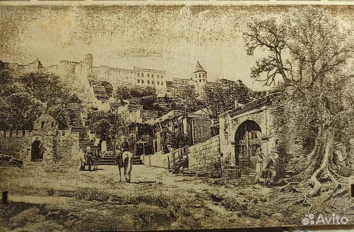 Картина Крепости Нарын-Кала Дербент