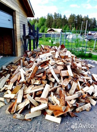 Дрова колотые Береза