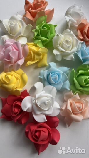 Цветы из фоамирана