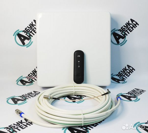 Комплект 4G интернет 4G модем с Wi-Fi и антенной