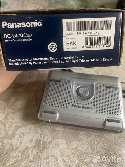 Кассетный плеер-диктофон panasonic RQ-L470