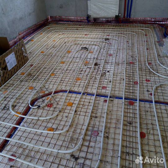 Монтаж теплого водяного пола