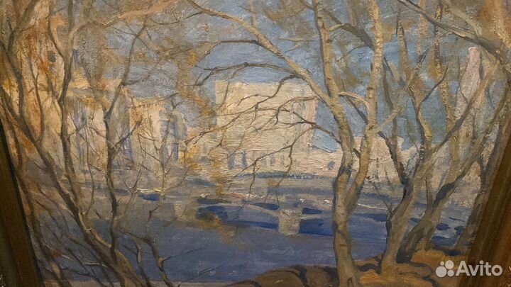 Картина Борис Неменский 56х50 холст масло