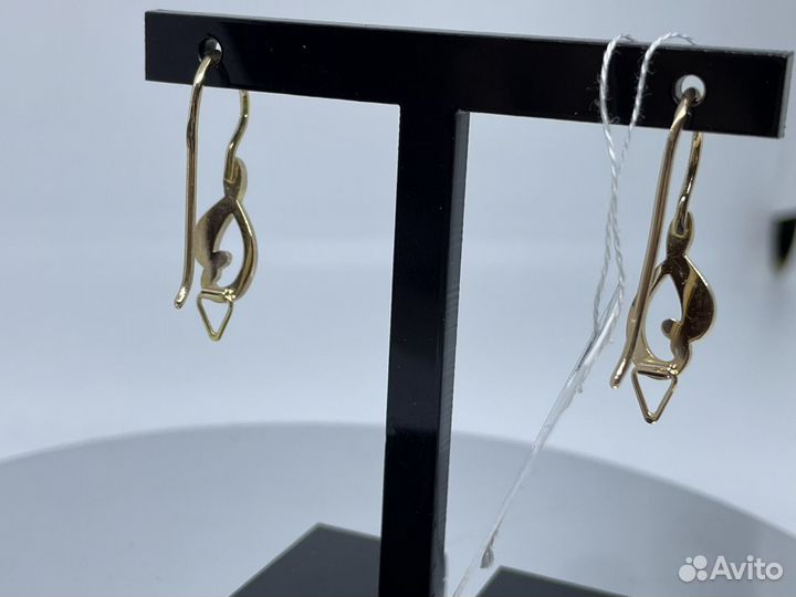 Золотые серьги СССР