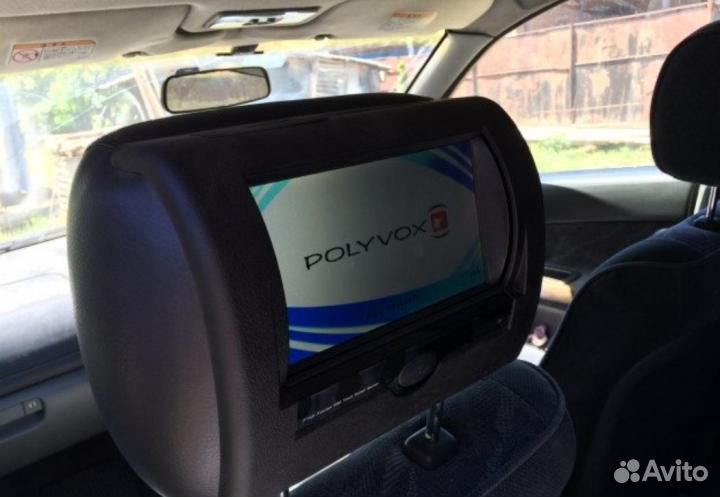 Подголовники с монитором 7 дюйм Polyvox, 2шт