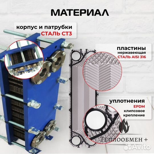 Теплообменник для воды SN 14-40 392кВт