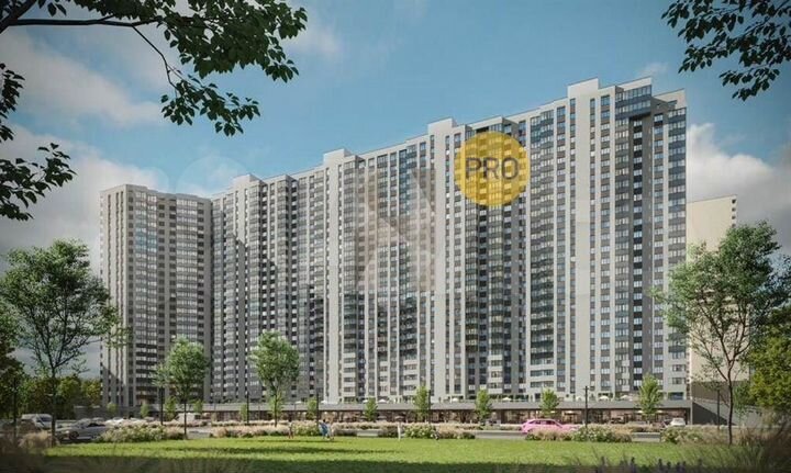 2-к. квартира, 74,7 м², 7/25 эт.