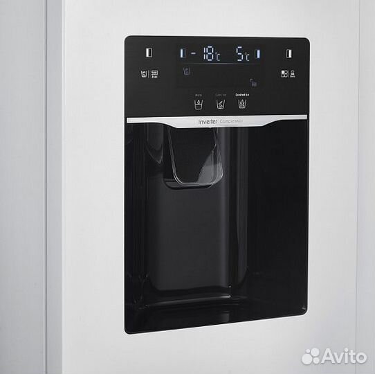 Холодильник weissgauff wsbs 692 NFW Inverter Ice Maker