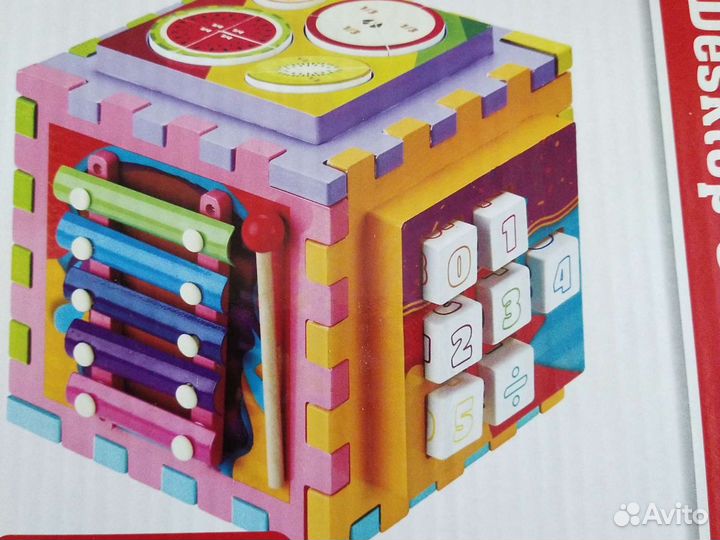 Конструктор кубики куб Монтессори