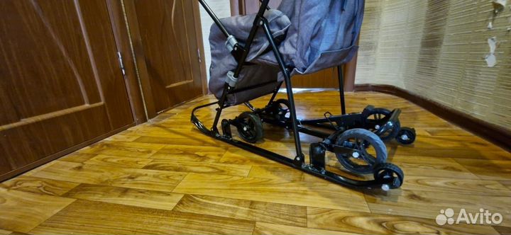 Детские санки коляска