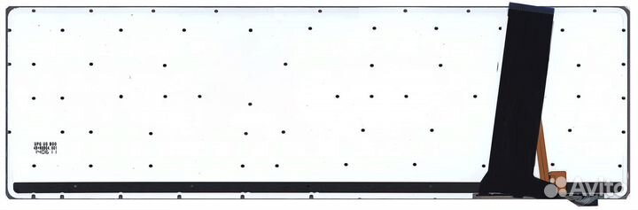 Клавиатура asus N550JV с красной подсветкой, OEM