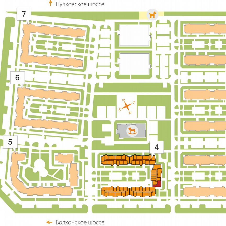 3-к. квартира, 75,5 м², 2/5 эт.